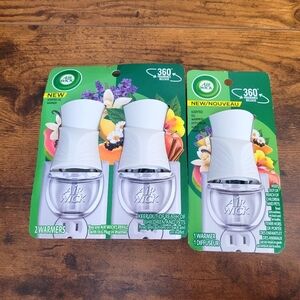 NEW 3‎ Air Wick Plug Scented Oil Warmer White Air Freshener Essential Oils